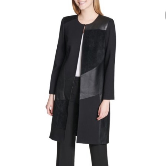 Calvin Klein mixed media topper jacket size 6 - Picture 11 of 11